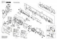 Bosch 0 603 245 703 Pbh 200 Re Rotary Hammer 220 V / Eu Spare Parts